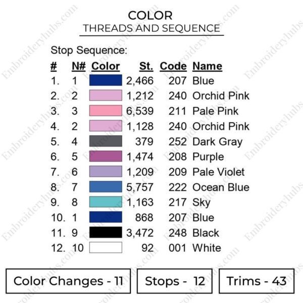 Stitch & Angel Embroidery Design - Lilo & Stitch