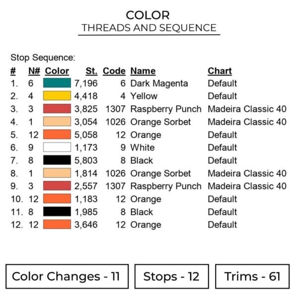 Ponyo Fly Embroidery Design - Ponyo Anime Embroidery Design