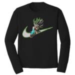 Senku Swoosh Embroidery Design - Dr. Stone Nike Anime Embroidery Design