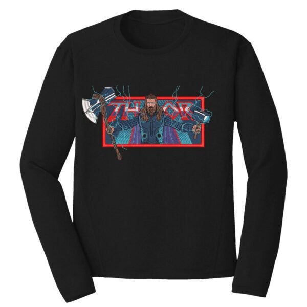 Thor Embroidery Design - Thor Superhero Embroidery Design