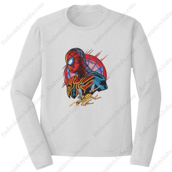 Spiderman x Wasp Embroidery Design - Spiderman Superhero Embroidery Design