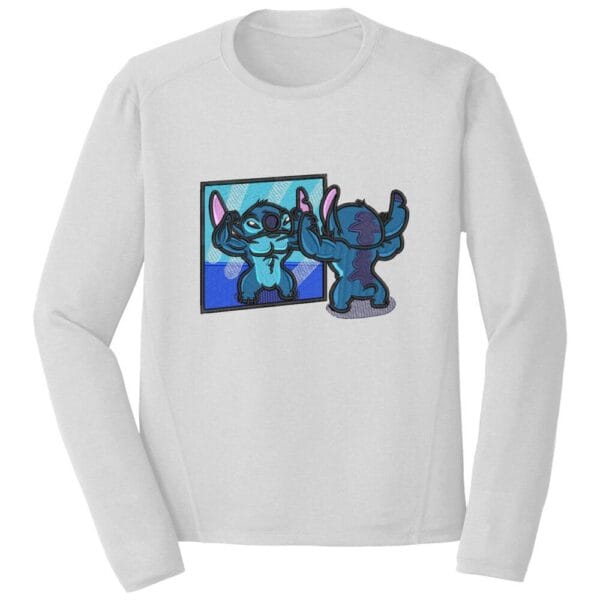 Stitch Gym Embroidery Design - Lilo & Stitch