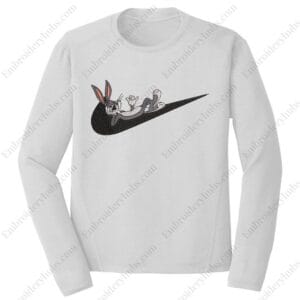 Bugs Swoosh Embroidery Design