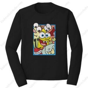 Spongebob Gang Embroidery Design