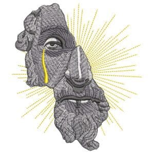 Marcus Aurelius Embroidery Design - Greek Gods Embroidery Design