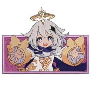 Paimon Embroidery Design - Genshin Impact Embroidery Design