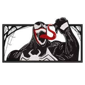 Venom Embroidery Design - Venom Superhero Embroidery Design