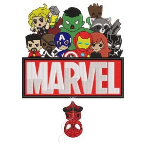 Marvel Avengers Embroidery Design - Avengers Superhero Embroidery Design