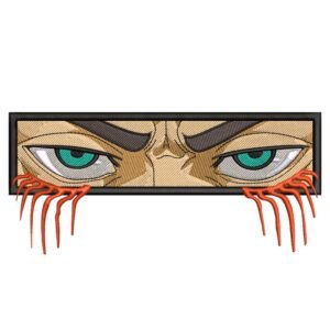 Eren Eyes Embroidery Design - Attack on Titan Anime Embroidery Design