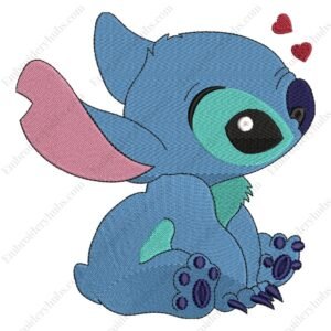 Stitch Embroidery Design - Lilo & Stitch