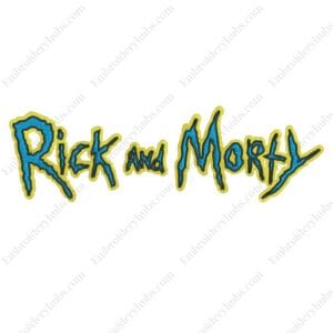Rick & Morty Embroidery Design - Rick & Morty