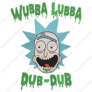 Rick Embroidery Design - Rick & Morty