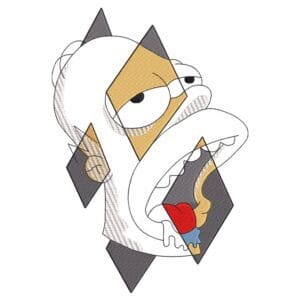 Homer Embroidery Design - Simpsons