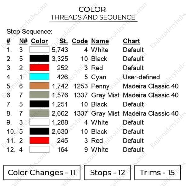 Wall-E & Eva Embroidery Design - Wall E