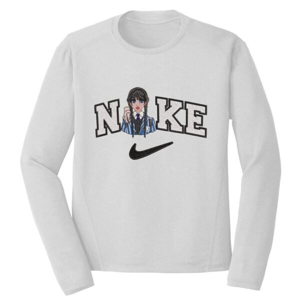 Wednesday Nike Embroidery Design - Wednesday