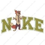 Nick Wilde Nike Embroidery Design - Zootopia