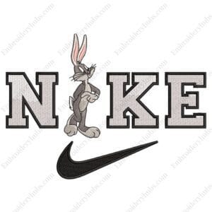 Bugs Nike Embroidery Design - Looney Tunes