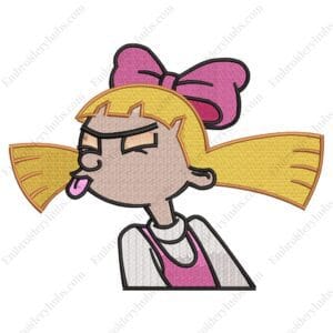 Helga Embroidery Design - Hey Arnold