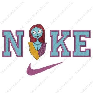 Sally Nike Embroidery Design - The Nightmare Before Christmas