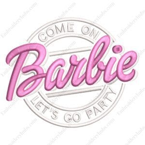 Barbie Embroidery Design - Barbie