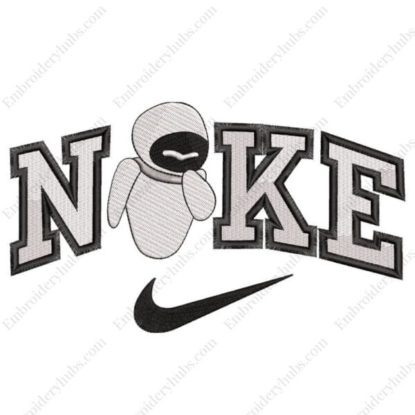 Eva Nike Embroidery Design - Wall E