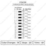 Ghostface Knives Embroidery Design - Scream