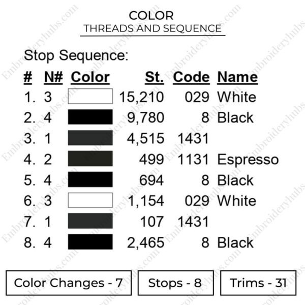 Ghostface Nike Embroidery Design - Scream