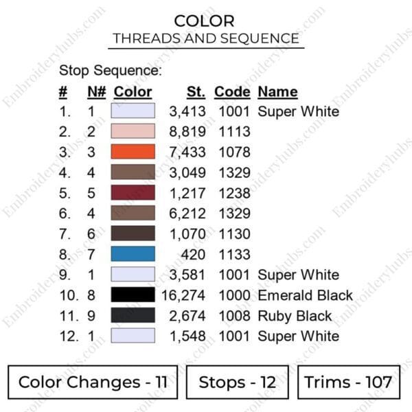 Ghostface Wazza Embroidery Design - Scream