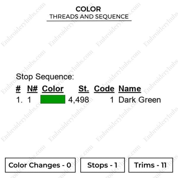 Gym Time Embroidery Design -  Gym Embroidery Design