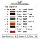 Oni Demon Swords Embroidery Design