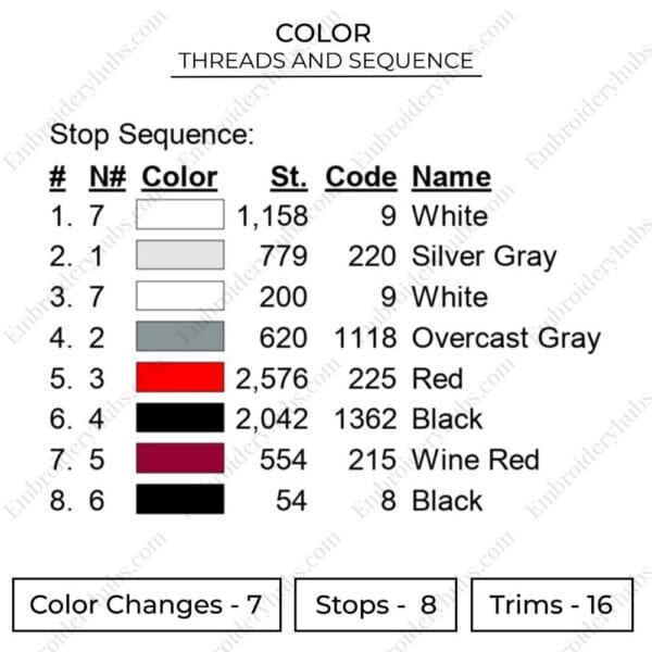 Dodge Viper Embroidery Design - Car Embroidery Design