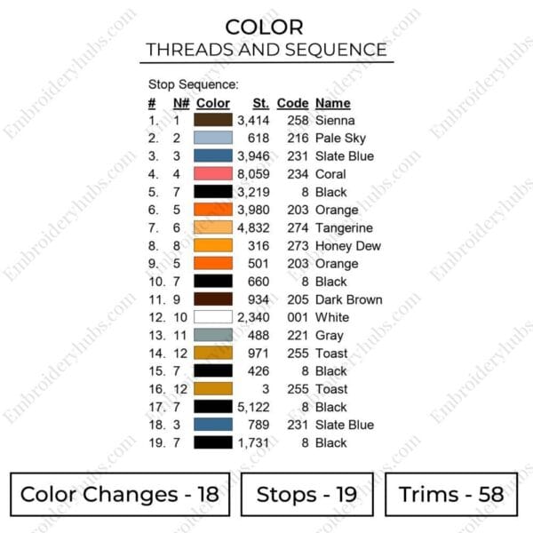 Retro Car Dusk Embroidery Design - Car Embroidery Design