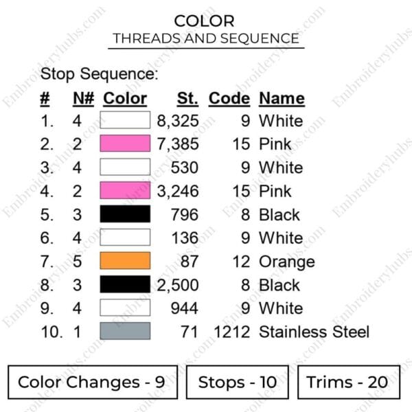 Car Nike Embroidery Design - Car Embroidery Design