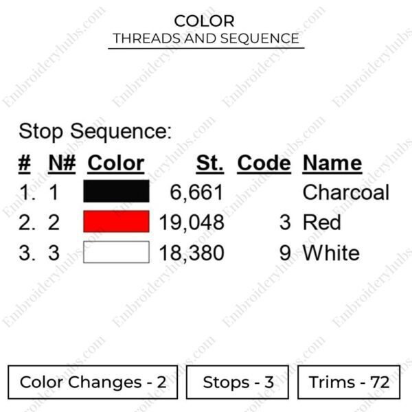 Darth Vadar Embroidery Design - Star Wars