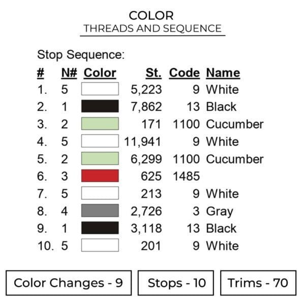 Yoda Ghost Embroidery Design - Star Wars