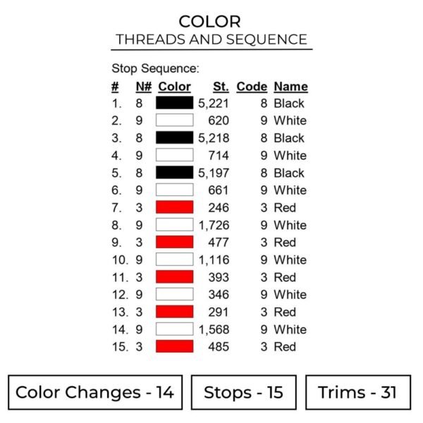 Squid Games Embroidery Design - Squid Games