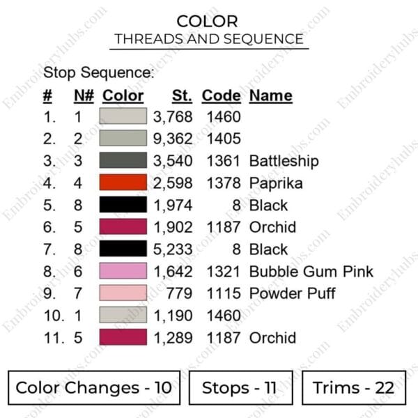 Pennywise Embroidery Design - IT