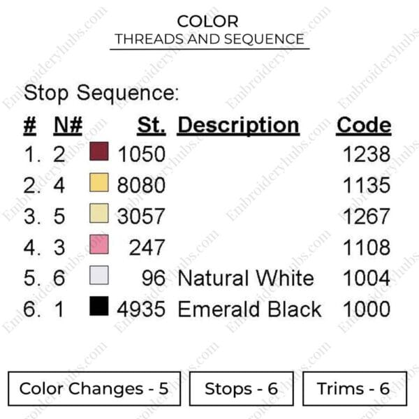 Nala Embroidery Design - The Lion King