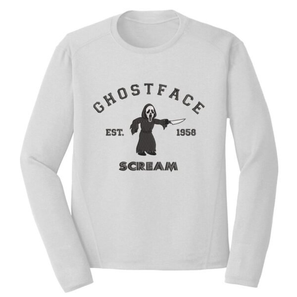 Ghostface Embroidery Design - Scream