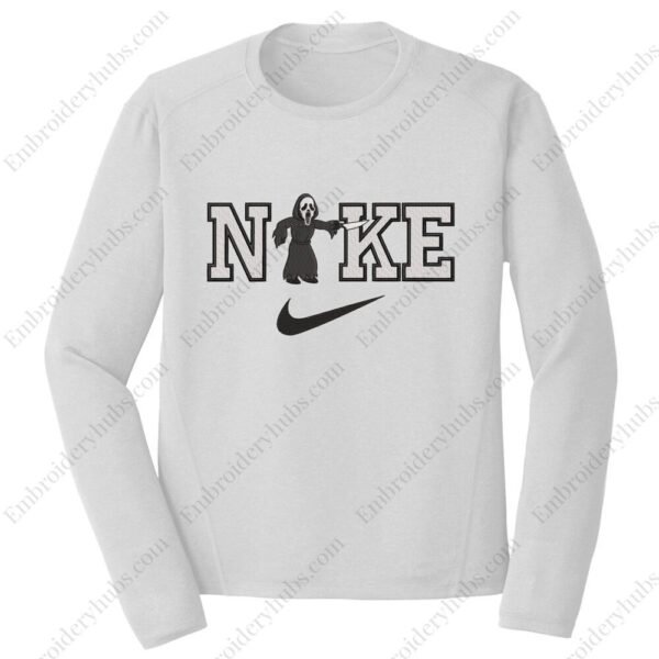 Ghostface Nike Embroidery Design - Scream