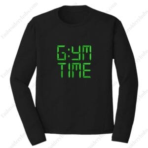 Gym Time Embroidery Design