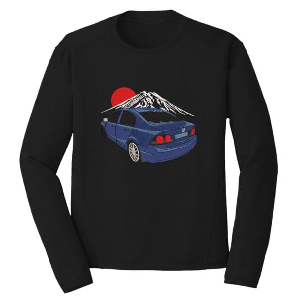 Honda Civic Embroidery Design - Car Embroidery Design