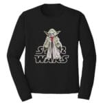 Yoda Ghost Embroidery Design - Star Wars