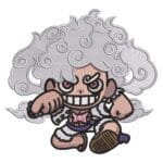 Luffy Gear5 Chibi Embroidery Design - One Piece Anime Embroidery Design