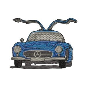 Mercedes Benz Embroidery Design - Car Embroidery Design