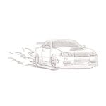 Racing Car Embroidery Design - Car Embroidery Design