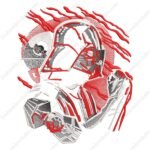 Darth Vadar Embroidery Design - Star Wars