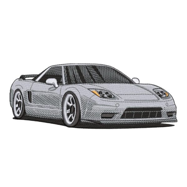 Honda Acura NSX Embroidery Design - Car Embroidery Design