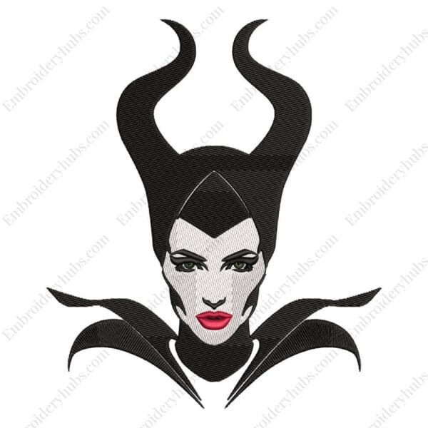Maleficent Embroidery Design - Maleficent