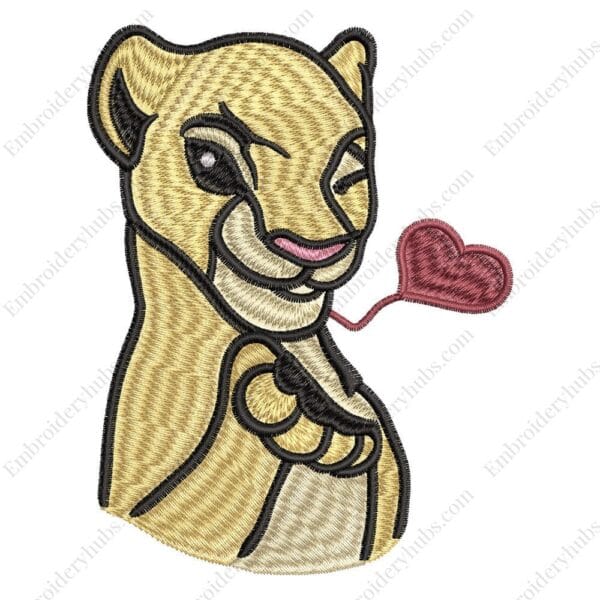 Nala Embroidery Design - The Lion King